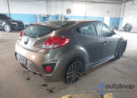2014 Hyundai Veloster Turbo W/Black z USA, uszkodzony, nr VIN KMHTC6AE6EU201611
